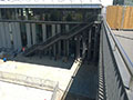 Stahltreppe mit Betonstufen an Bürogebäude HH1 Berlin