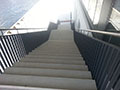 Stahltreppe mit Betonstufen an Bürogebäude HH1 Berlin 2